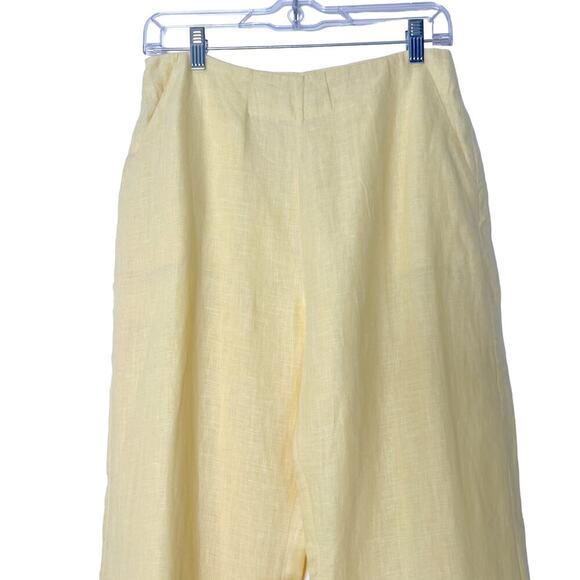Alix of Bohemia Charlie Butter Linen Pant Yellow Size Small NEW - Picture 4 of 11